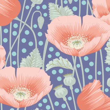 100319 poppies blue